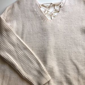 Cream sweater